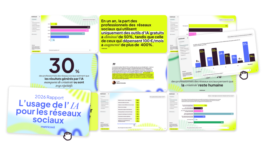 Rapport Social Media & IA en 2026 de Metricool